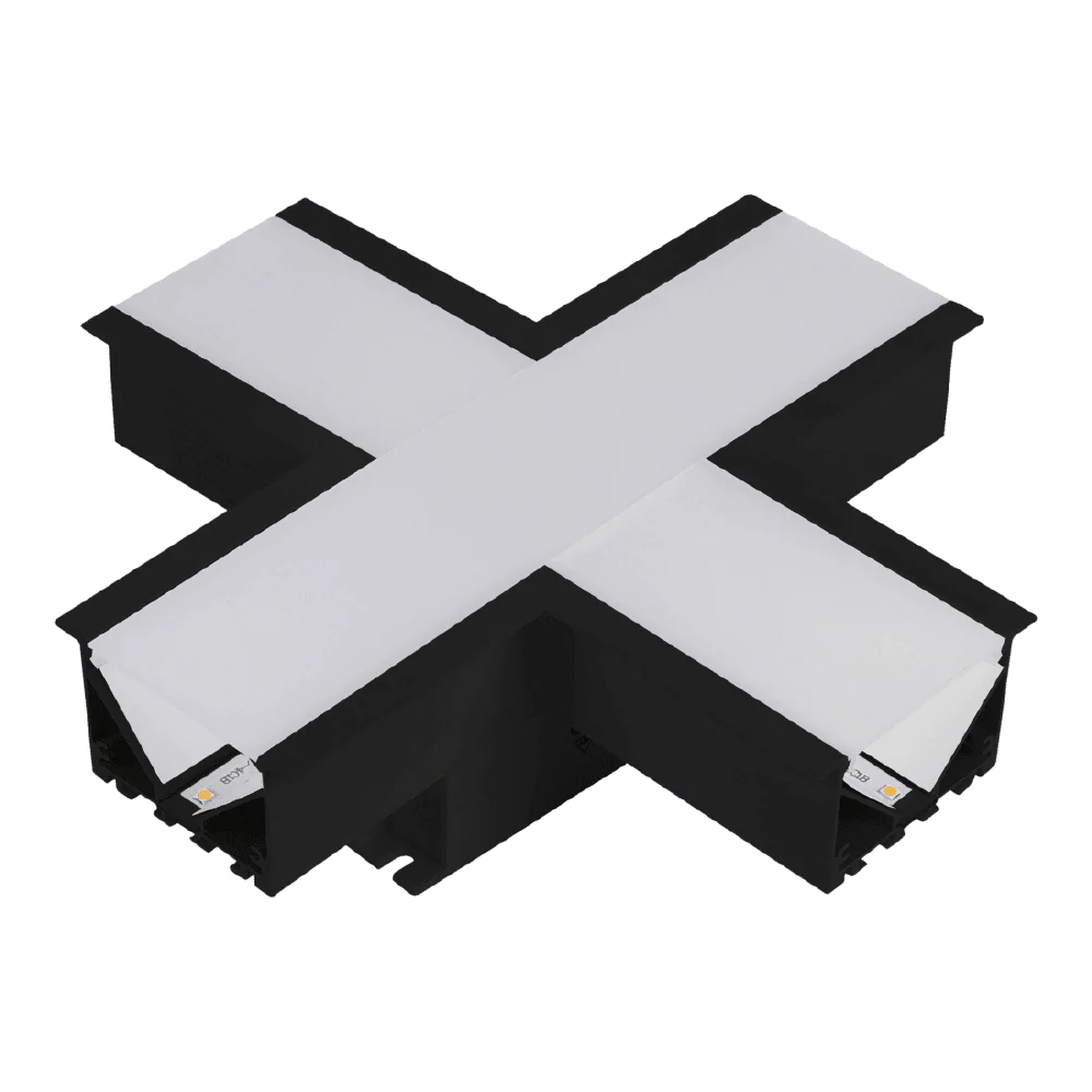 Ultralight Black Linear Recessed Connectable Light - Modern Slim Design (BR6075) - Image 10
