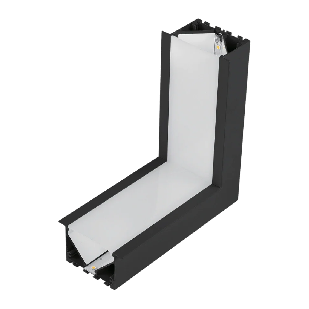 Ultralight Black Linear Recessed Connectable Light - Modern Slim Design (BR6075) - Image 8