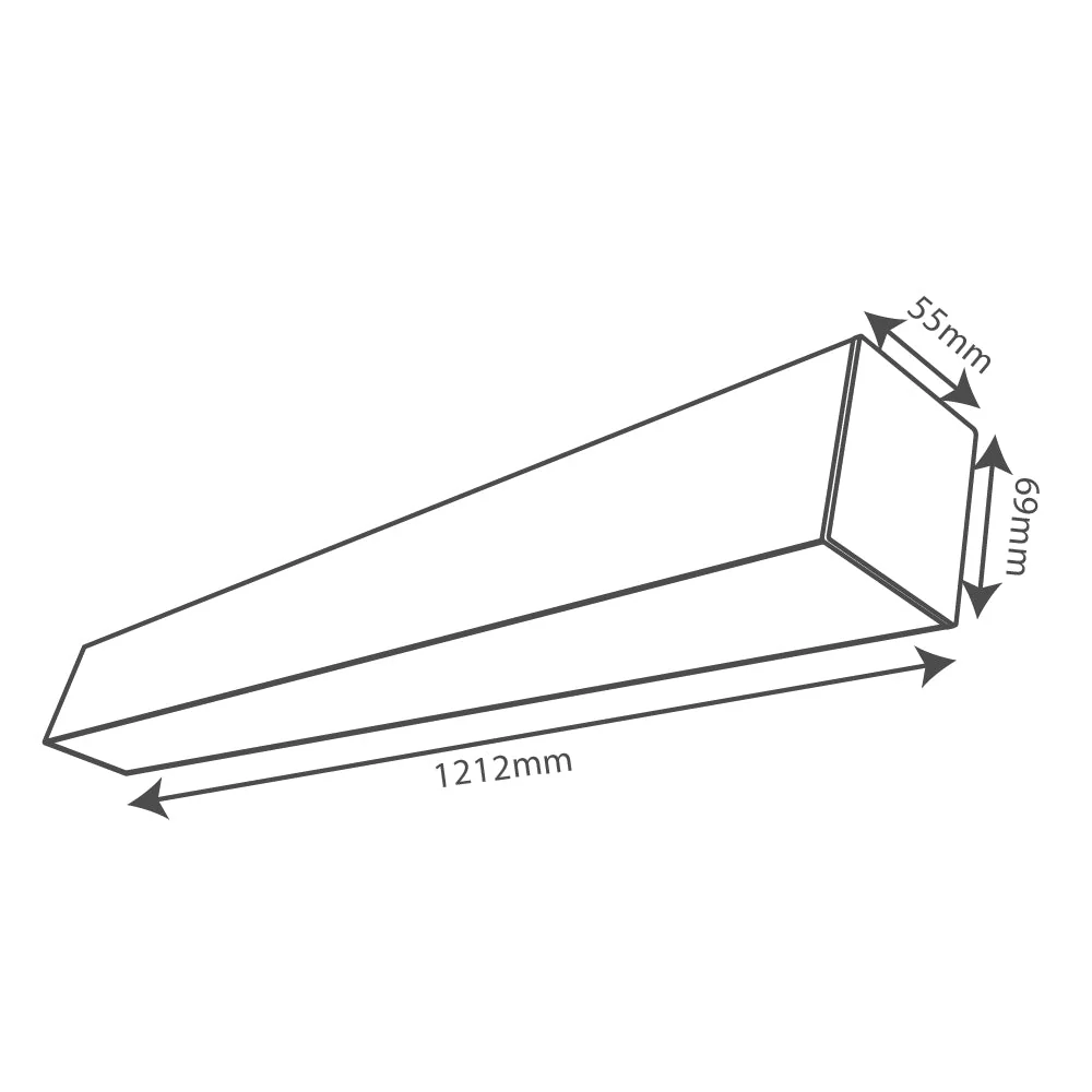Ultralight White Linear Recessed Light - Samsung LED - Sleek Indoor Fixture (UTL-LP2) - Image 7
