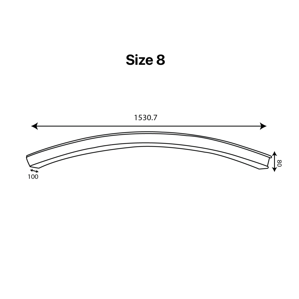 Ultralight Connectable LED Linear Light 40W (BR6752 Curve) - Image 14