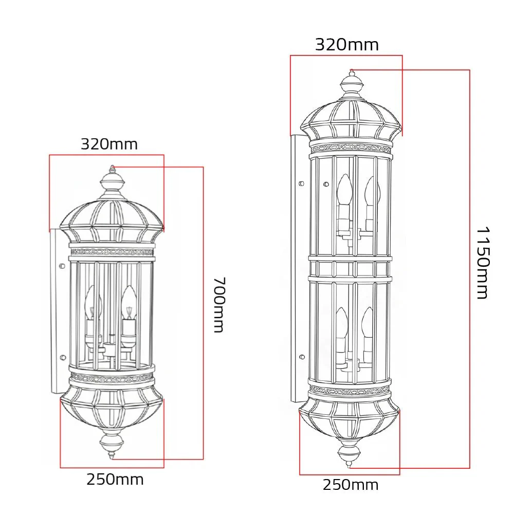 Ultralight Copper Wall Light E14 (L0966) - Image 7