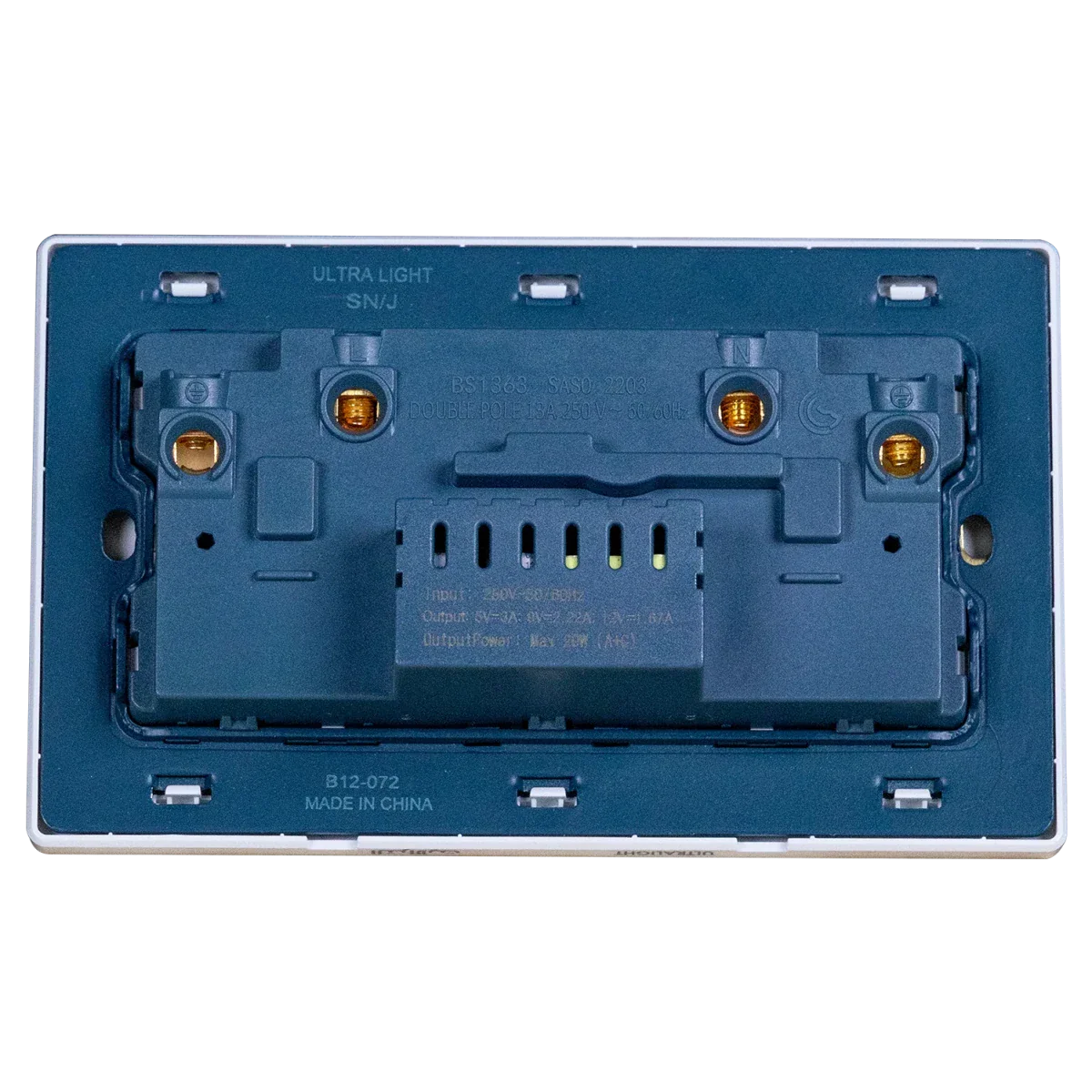 Ultralight Dune Double 13 Amp With Double Type C Socket (B12-072) - Image 8