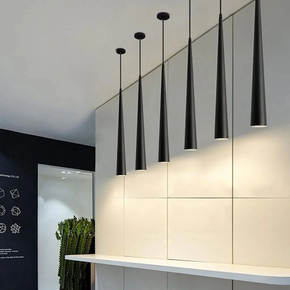 Ultralight Elegant Conical Indoor Pendant Light - GU10 Base (BR4888) - Image 3