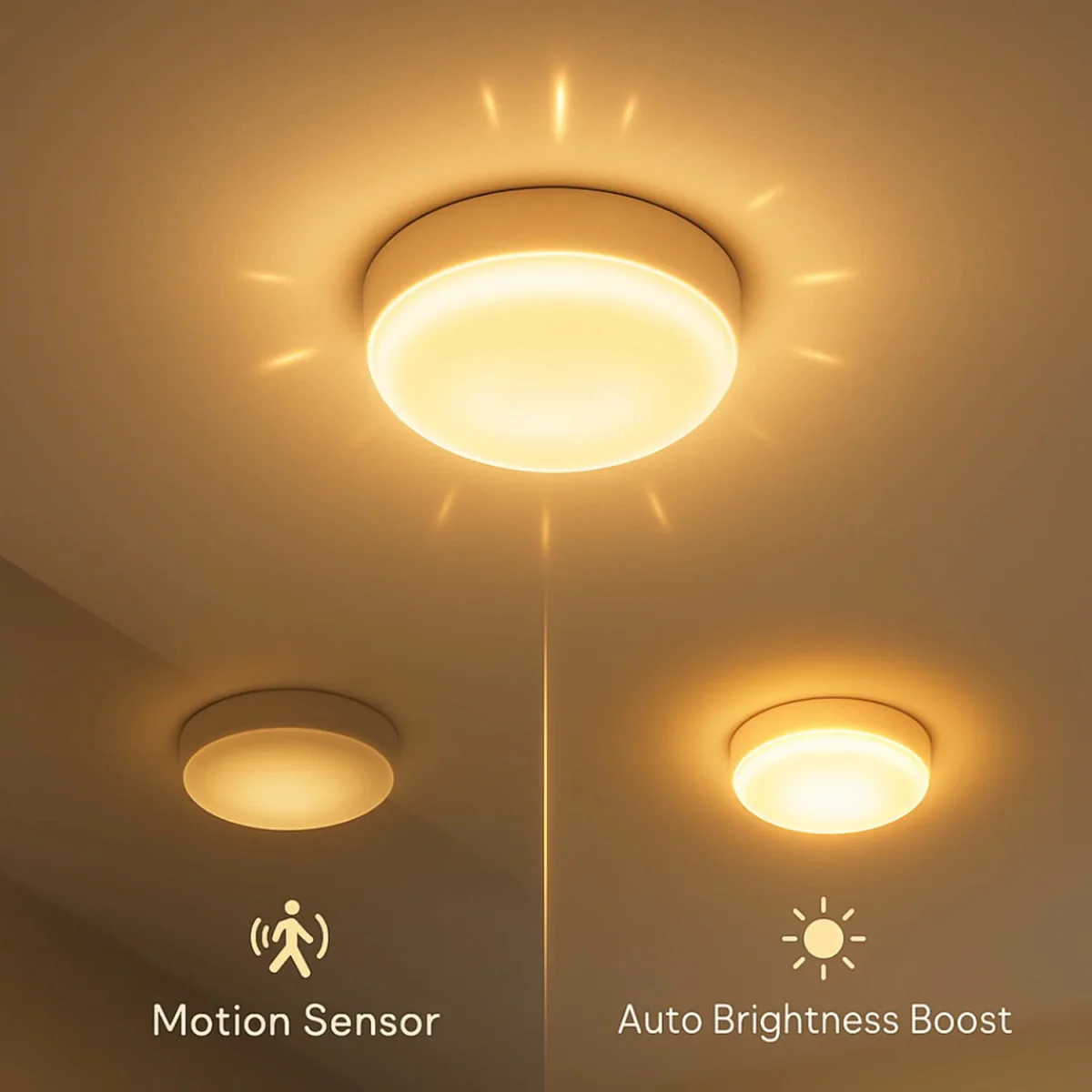 Ultralight Emergency Bulkhead with Motion Sensor 10W IP65 (ZF-W3-334) - Image 4