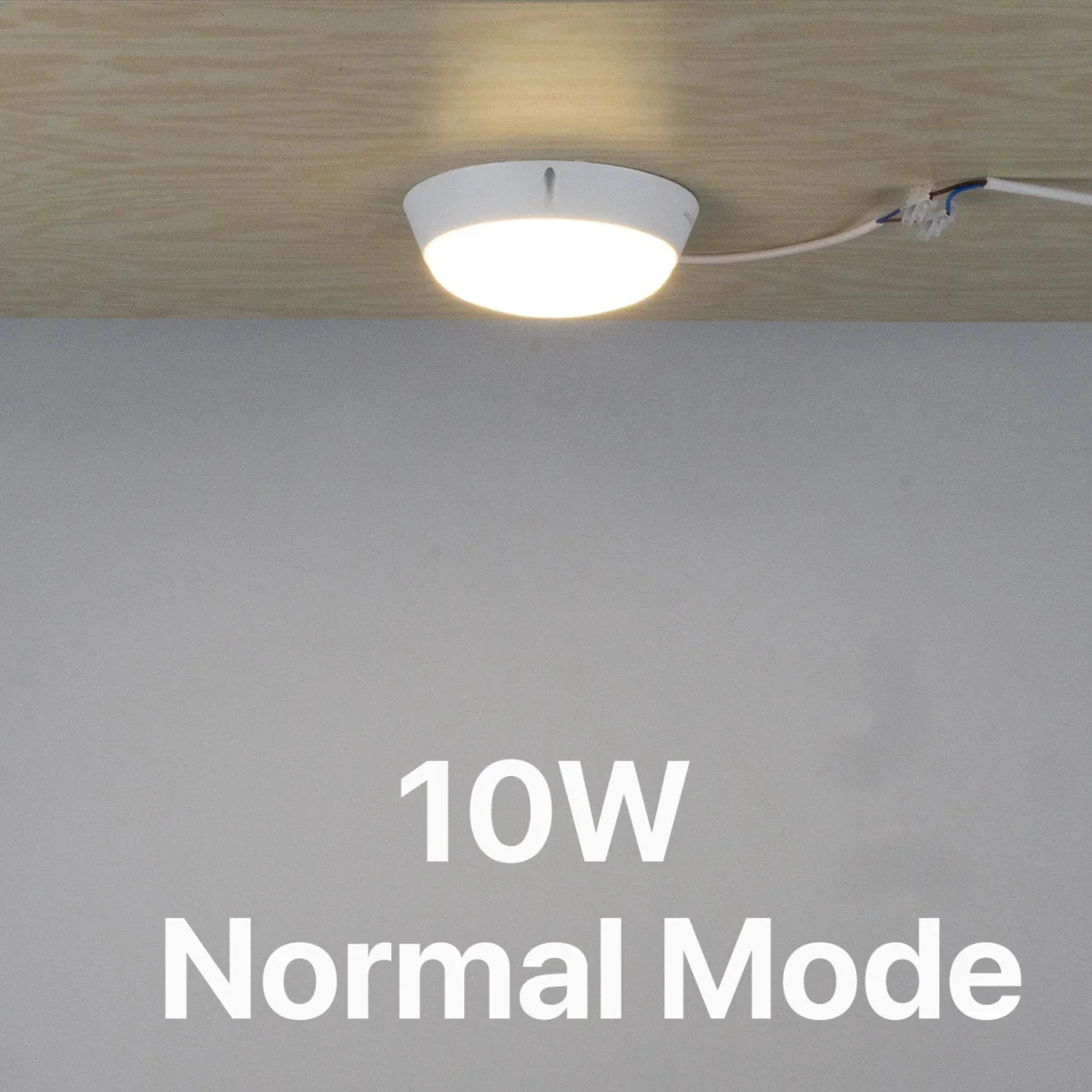 Ultralight Emergency Bulkhead with Motion Sensor 10W IP65 (ZF-W3-334) - Image 7