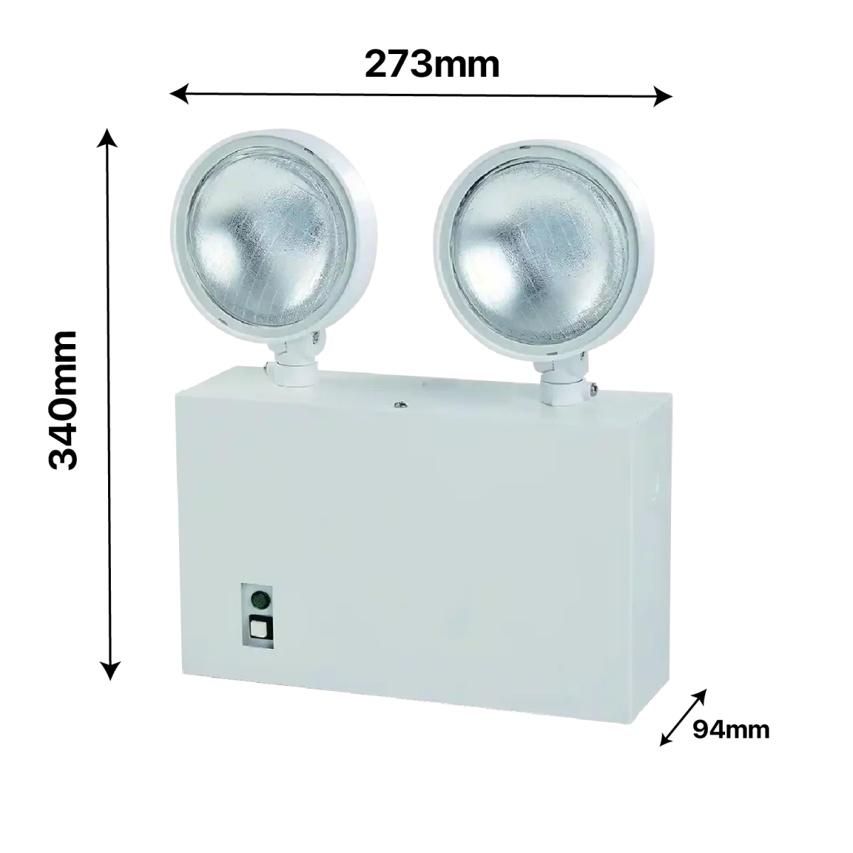 Emergency LED Light – Twin Spot, Battery Rechargeable, Indoor Safety (ZF-203NC) - Image 4