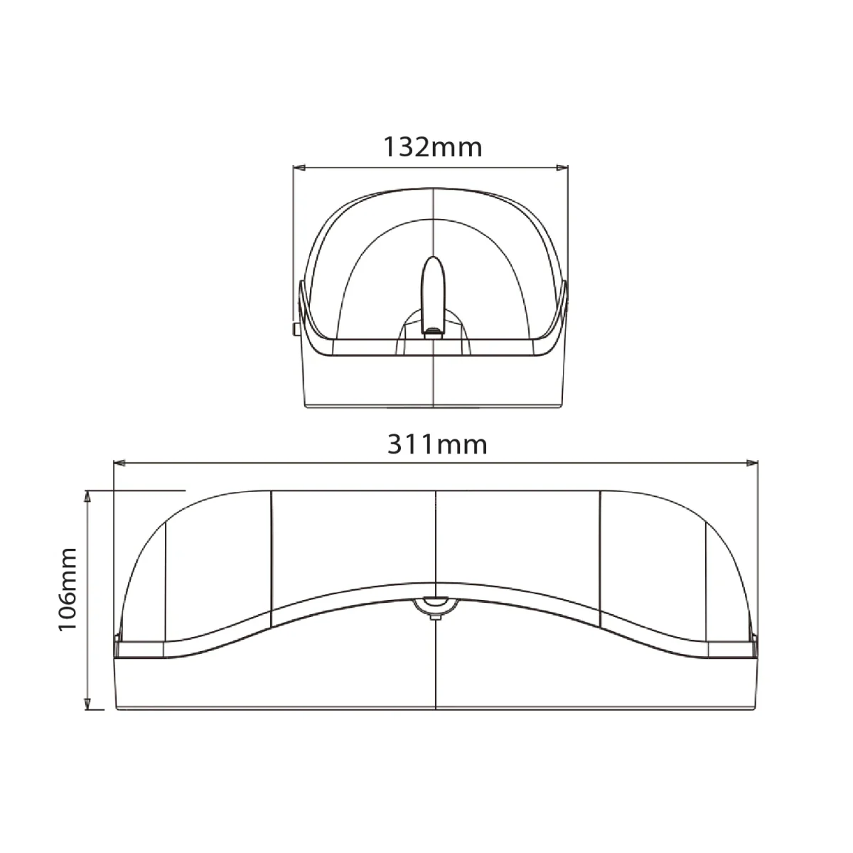 Ultralight Emergency LED Lighting 4W IP65 (JLEU5WP) - Image 5