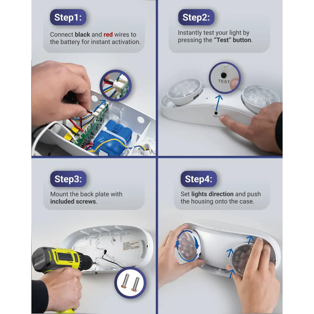 Ultralight Emergency LED Lighting 4W IP65 (JLEU5WP) - Image 8