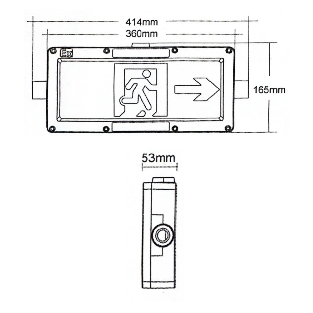 Ultralight Explosion Proof Emergency 2W IP65 - High durability (JY-3315) - Image 7