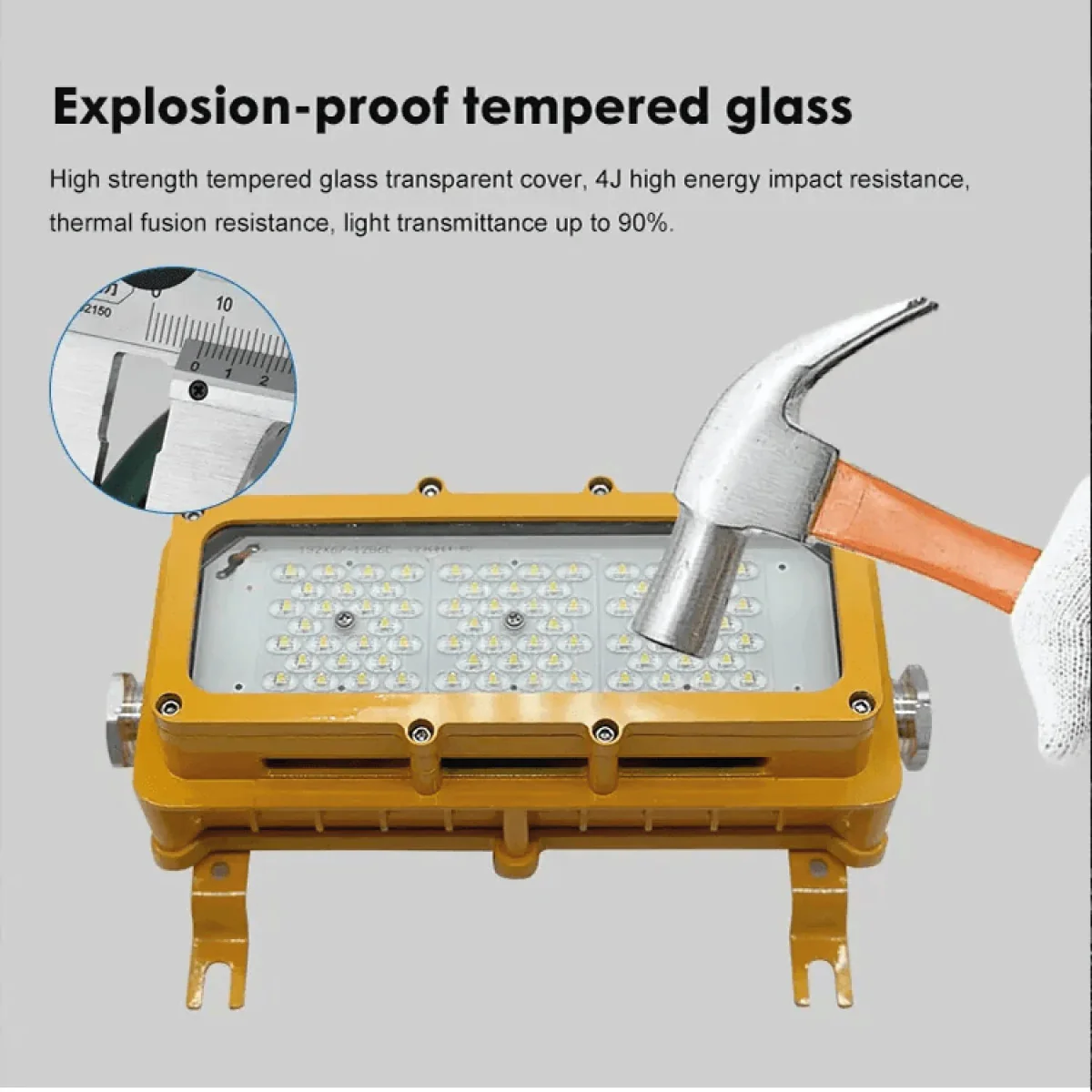 Ultralight Explosion Proof Lamp 30W IP66 - Industrial Safety Lighting (SM8185) - Image 12