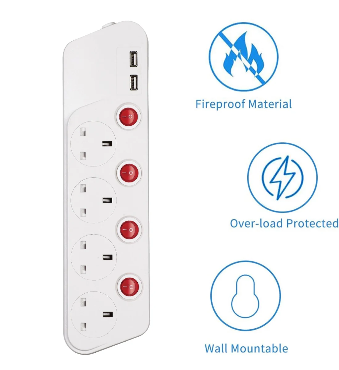 Ultralight Extension Socket 5 Meter (SU154-USB) - Image 3