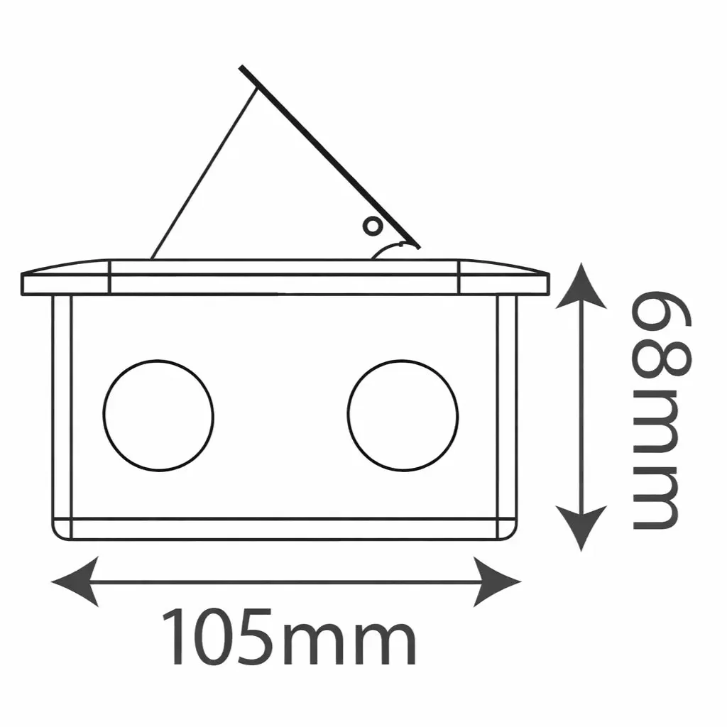 Ultralight Floor Box - Double Socket (SLH) - Image 10