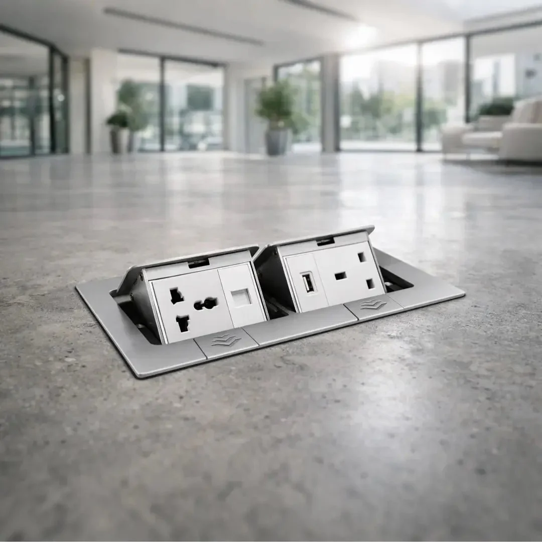 Ultralight Floor Box - Double Socket (SLH) - Image 2