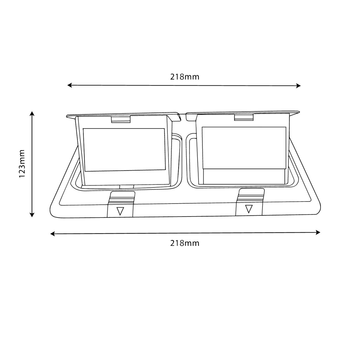Ultralight FLOOR BOX (PU-S02) – IP44 Weather Resistant Recessed Floor Socket with Stainless Steel Body - Image 11