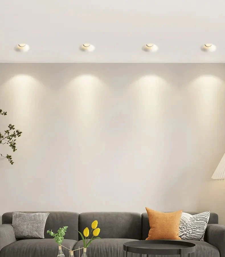 Ultralight Gypsum Spot Light Frame GU10 10cm- Elegant Design (MC-9130) - Image 3