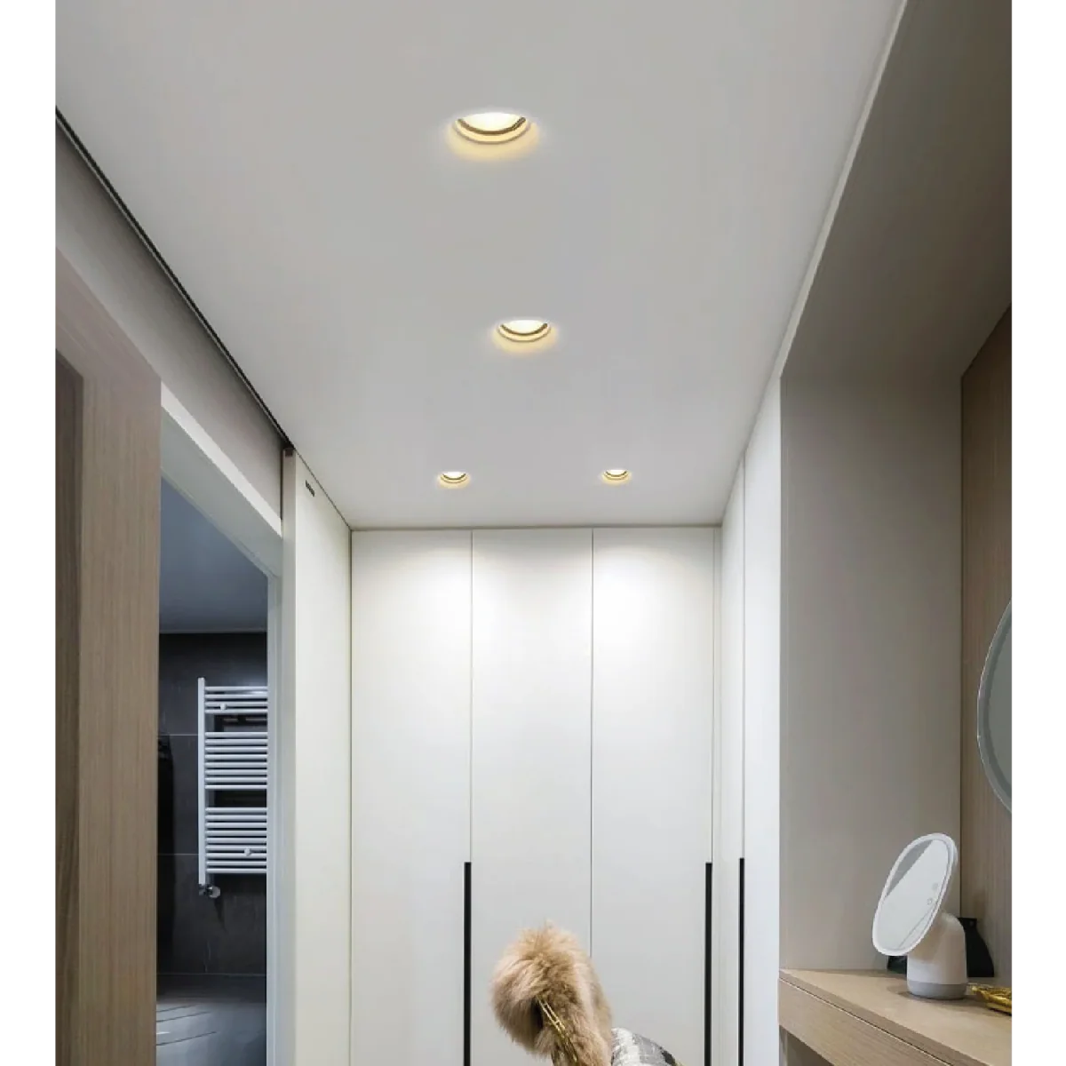 Ultralight Gypsum Spot Light Frame GU10 10cm- Elegant Design (MC-9130) - Image 4