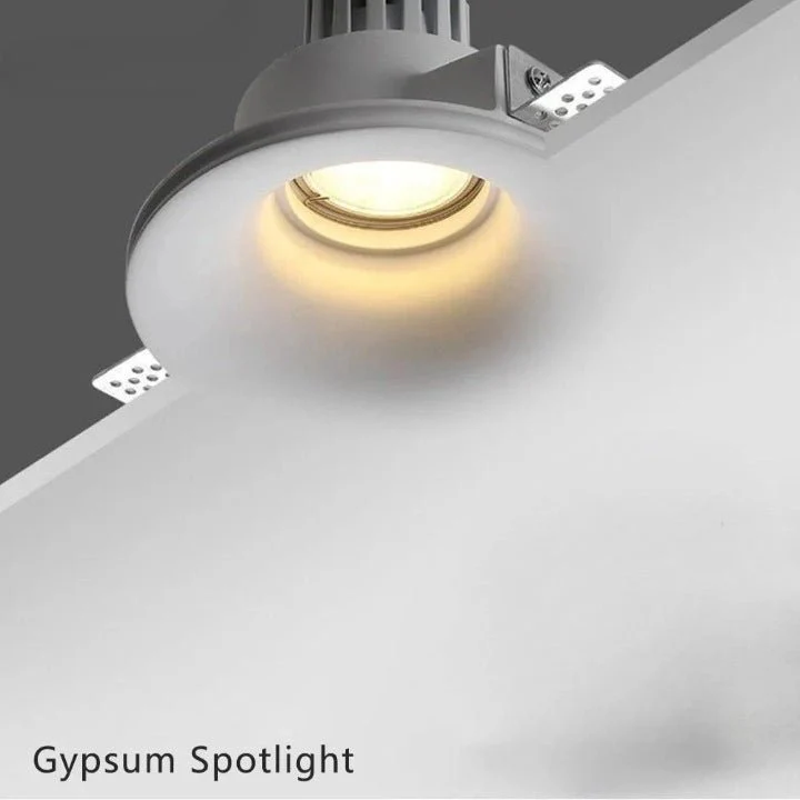 Ultralight Gypsum Spot Light Frame GU10 10cm- Elegant Design (MC-9130) - Image 9