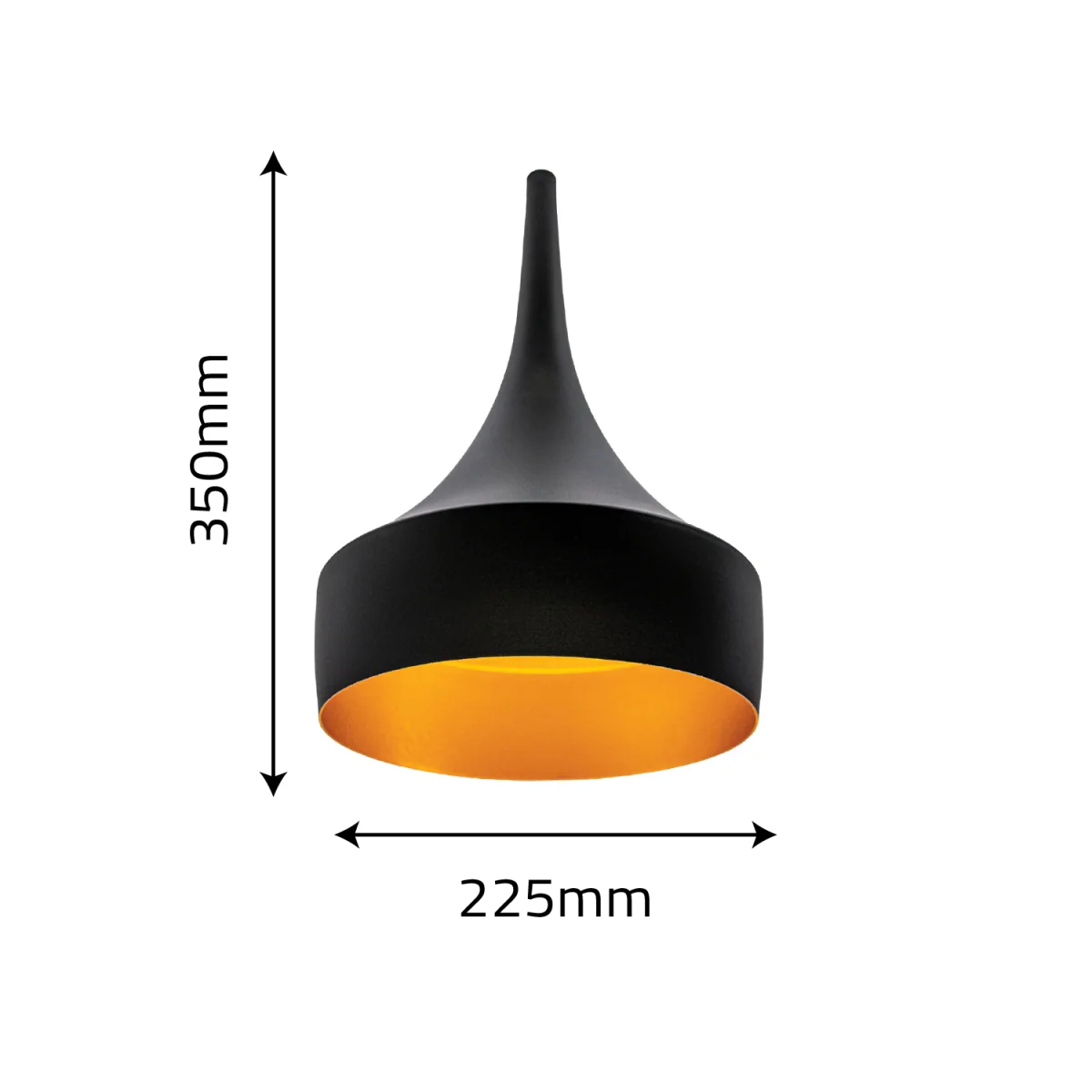 Ultralight High Bay Frame - Elegant Cone-Shaped Pendant Holder with E27 Base (Q7855) - Image 4
