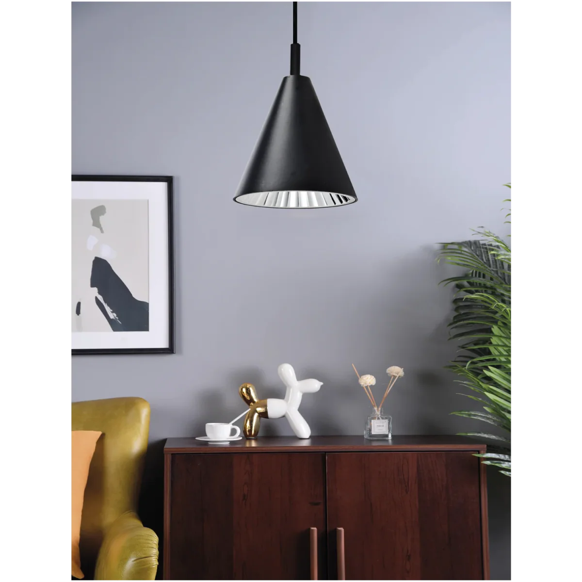 Ultralight Indoor Cone Pendant Light (BR6021) - Image 8