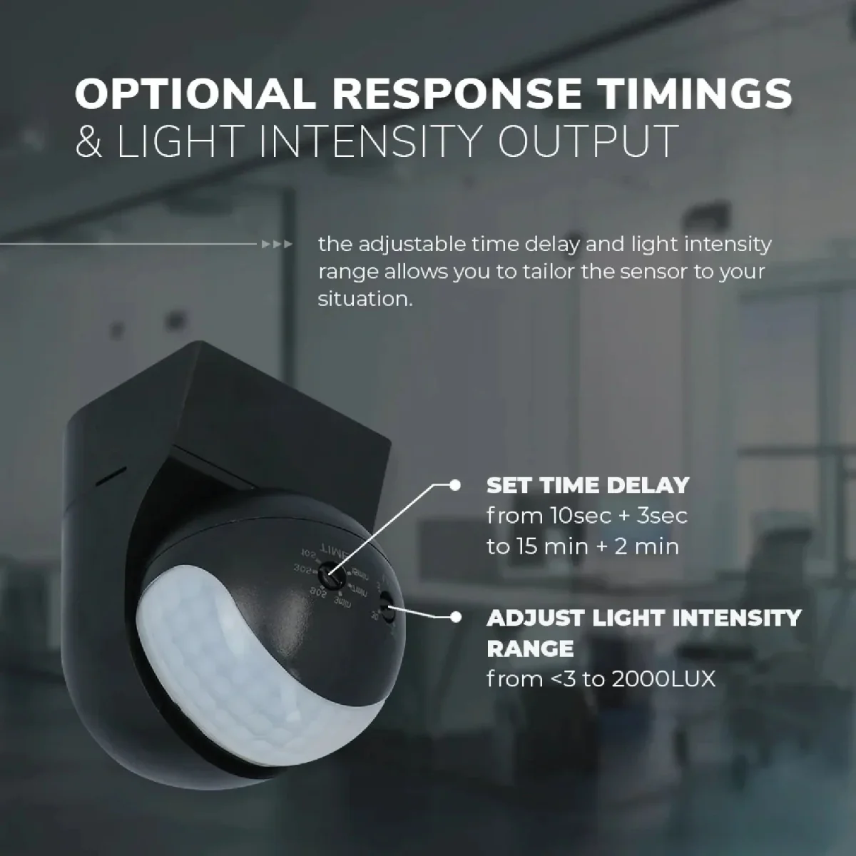 Ultralight Infrared Motion Sensor IP44 - 180° Rotating Joint - 5 years Warranty (ST11) - Image 5