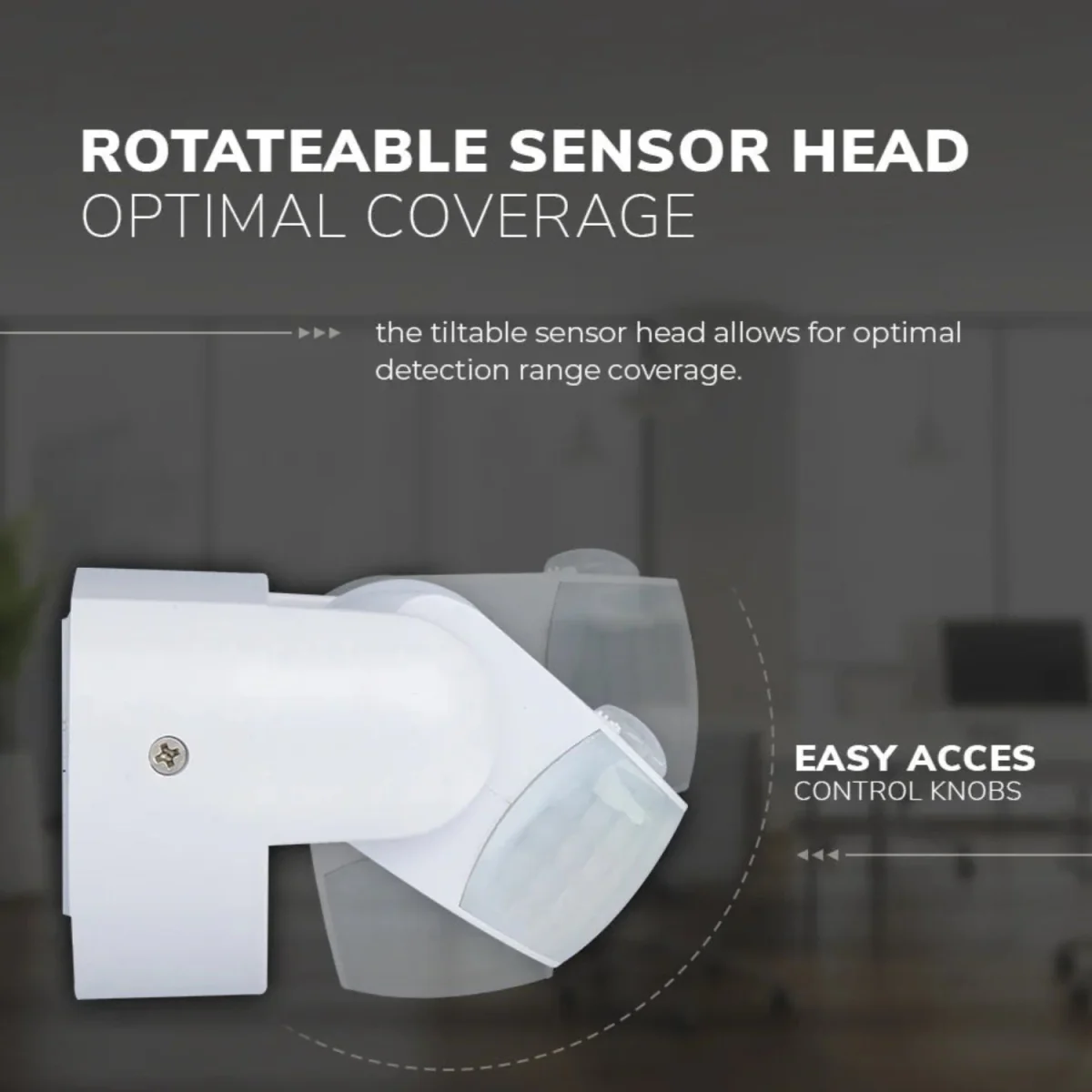 Ultralight Infrared Motion Sensor IP65 - 180° Rotating Joint 5 Years Warranty (ST15B) - Image 4
