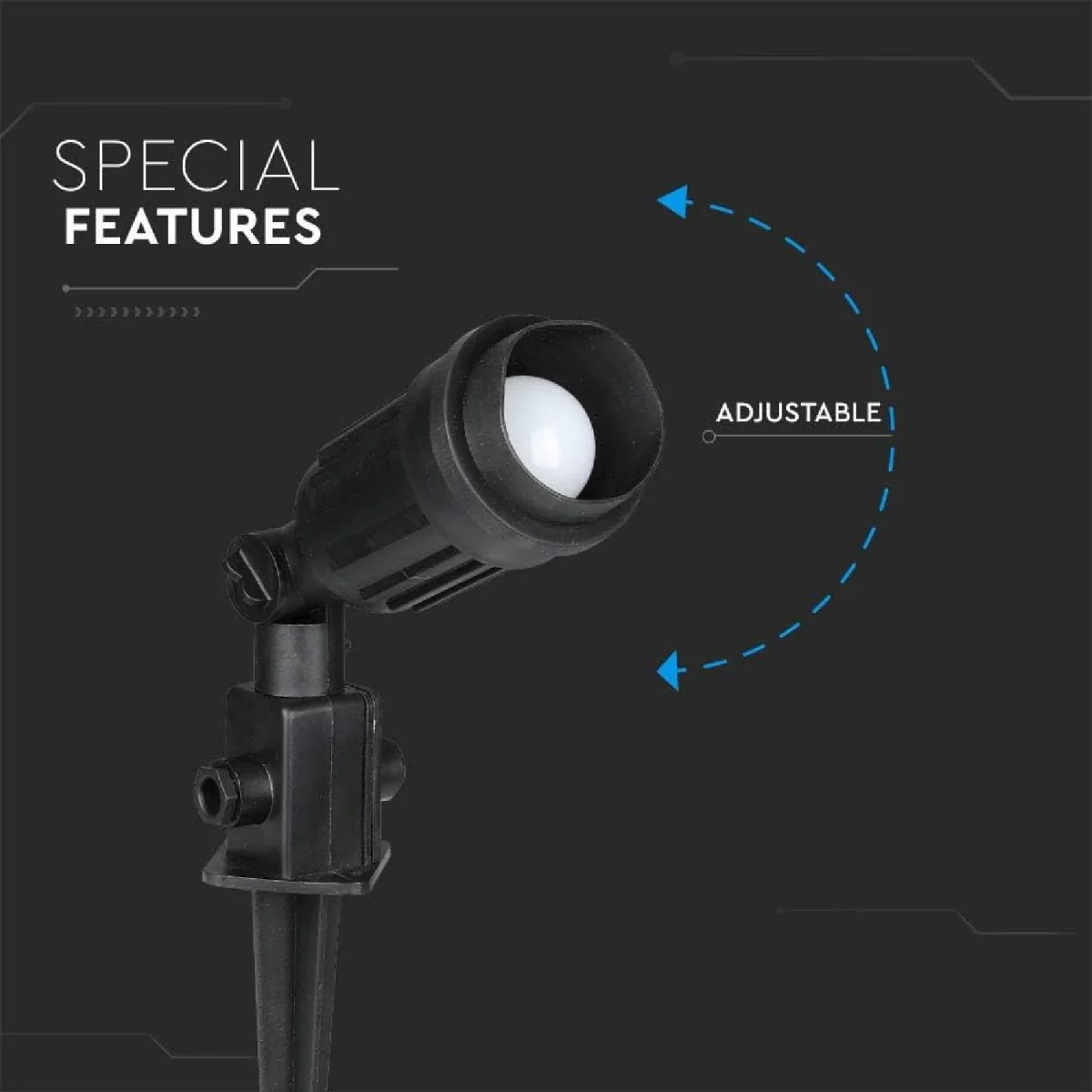 Ultralight Inground Adjustable Spotlight Frame - 360° Rotating - IP54 (FYL3019) - Image 5