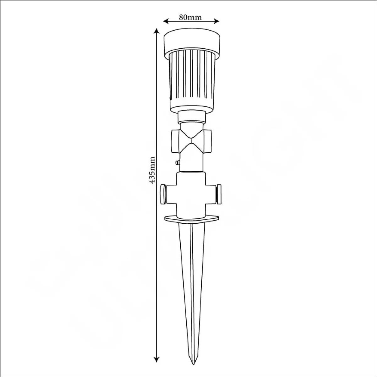 Ultralight Inground Adjustable Spotlight Frame - 360° Rotating - IP54 (FYL3019) - Image 8