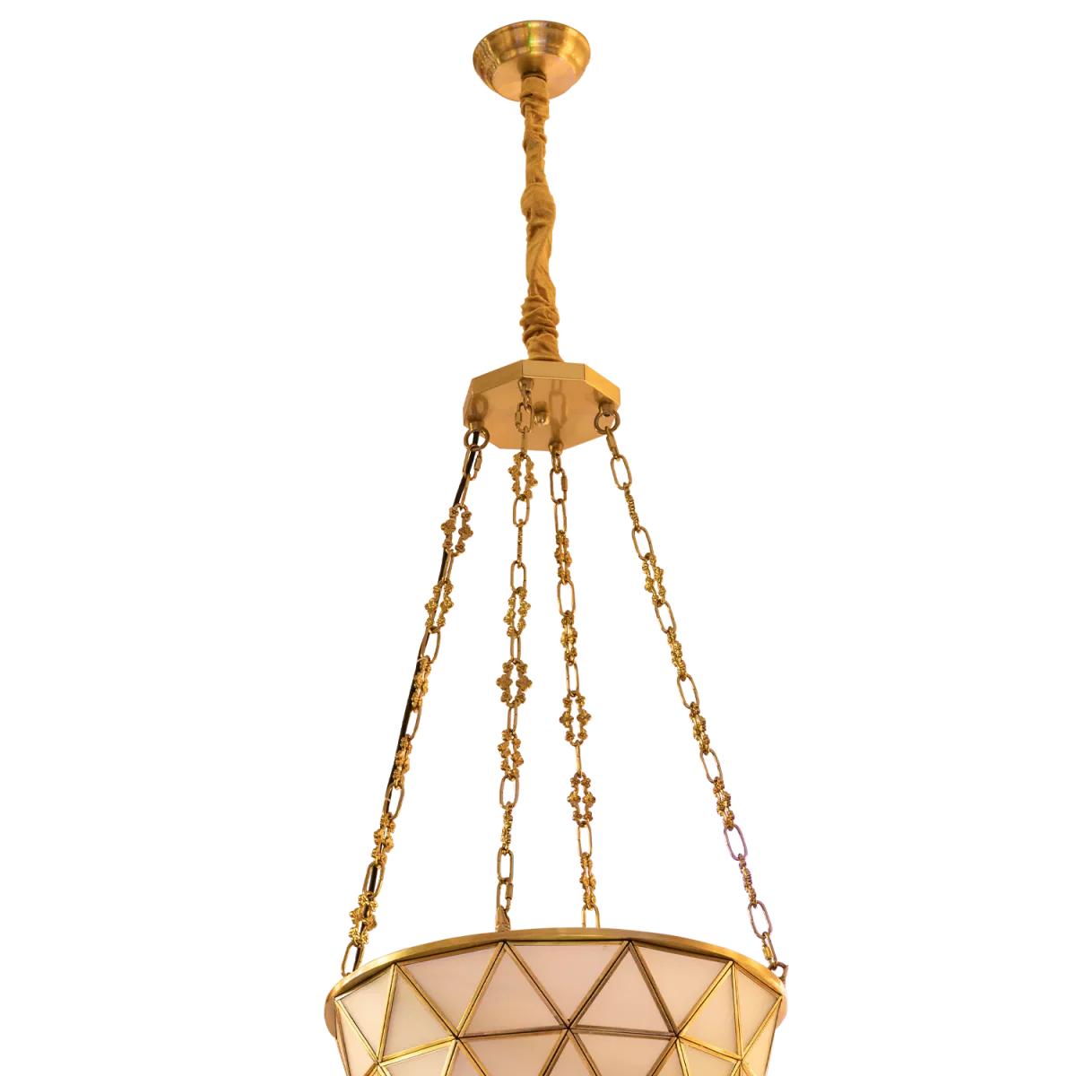 Ultralight Large Luxury Copper Pendant Light 9 E14 Bulb (P3452-500) - Image 6