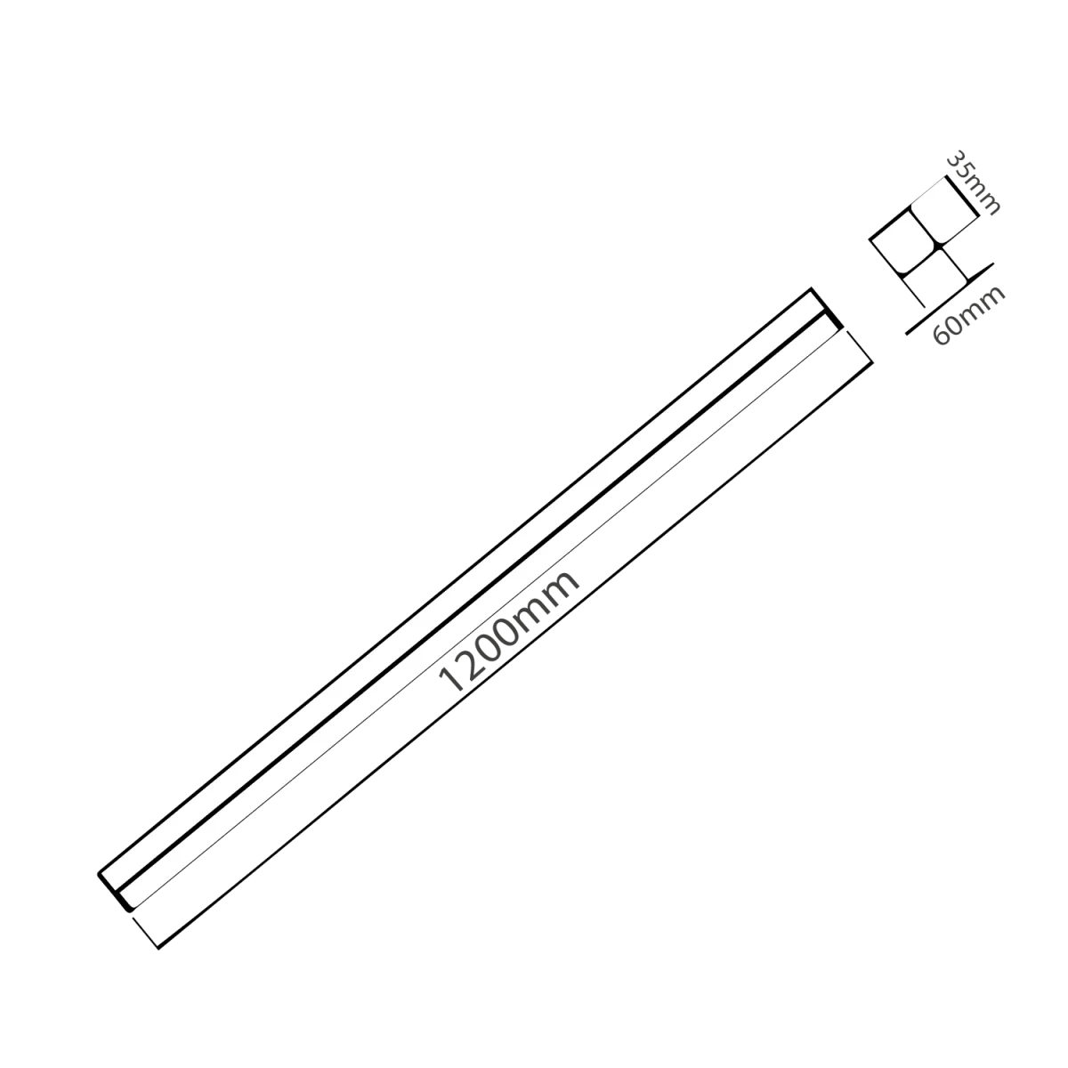 Ultralight LED Batten Light 1.2 Meter 60W (MXL2134) - Image 5