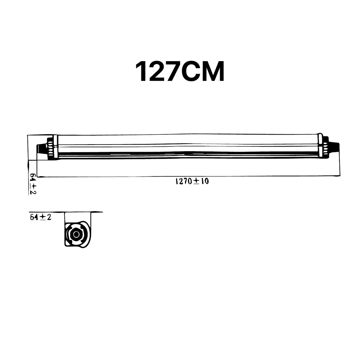 Ultralight LED Batten Light - Linkable Tri-proof 34W IP65 (UTL-WP01) - Image 8