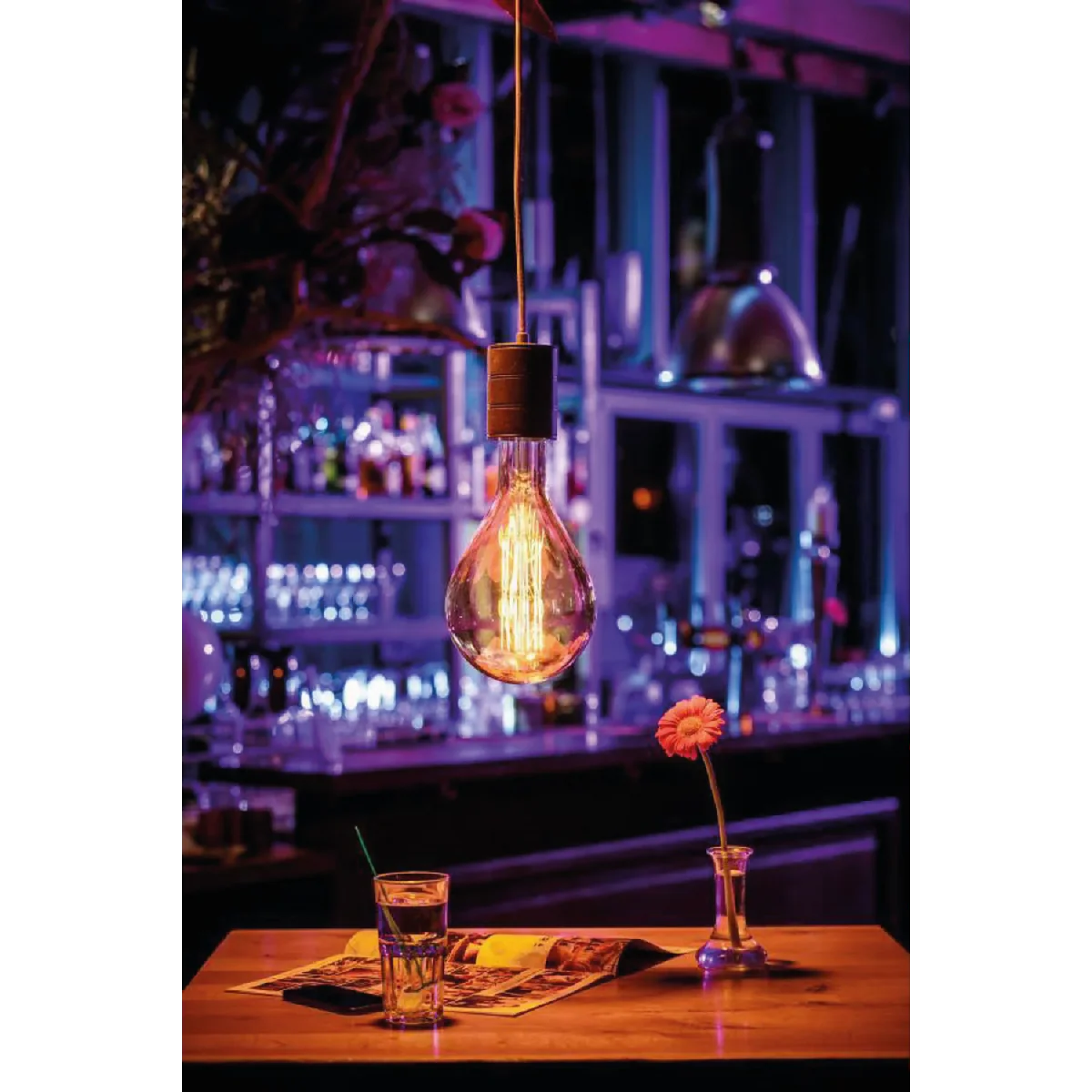Ultralight Decorative LED Filament Bulb 8W E27 (A160) - Image 5