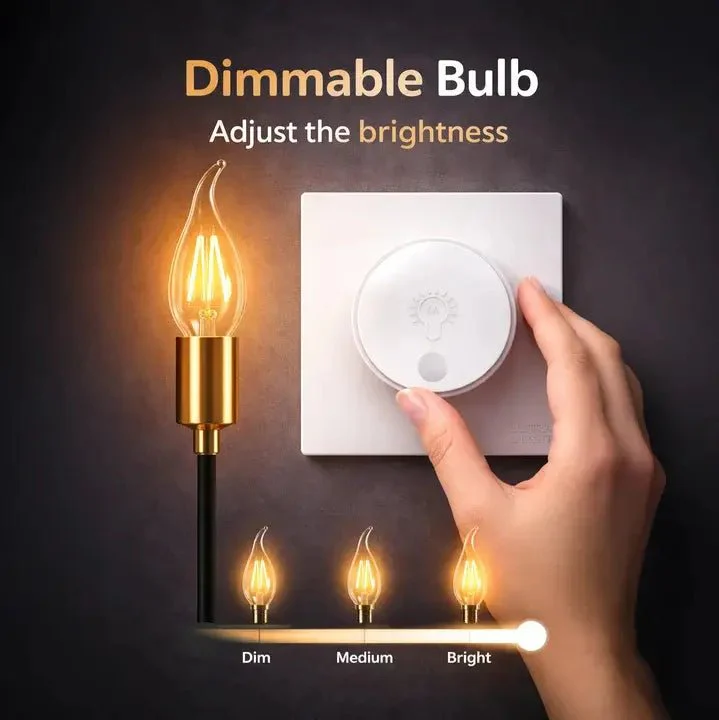 Ultralight Dimmable LED Bulb Light E14 4.2W (UTL-470SG-D1P) - Image 5