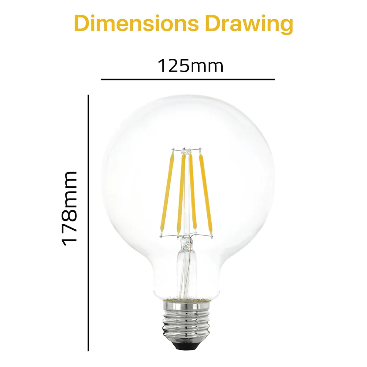 Ultralight LED Bulb Light E27 11W (G125) - Image 5