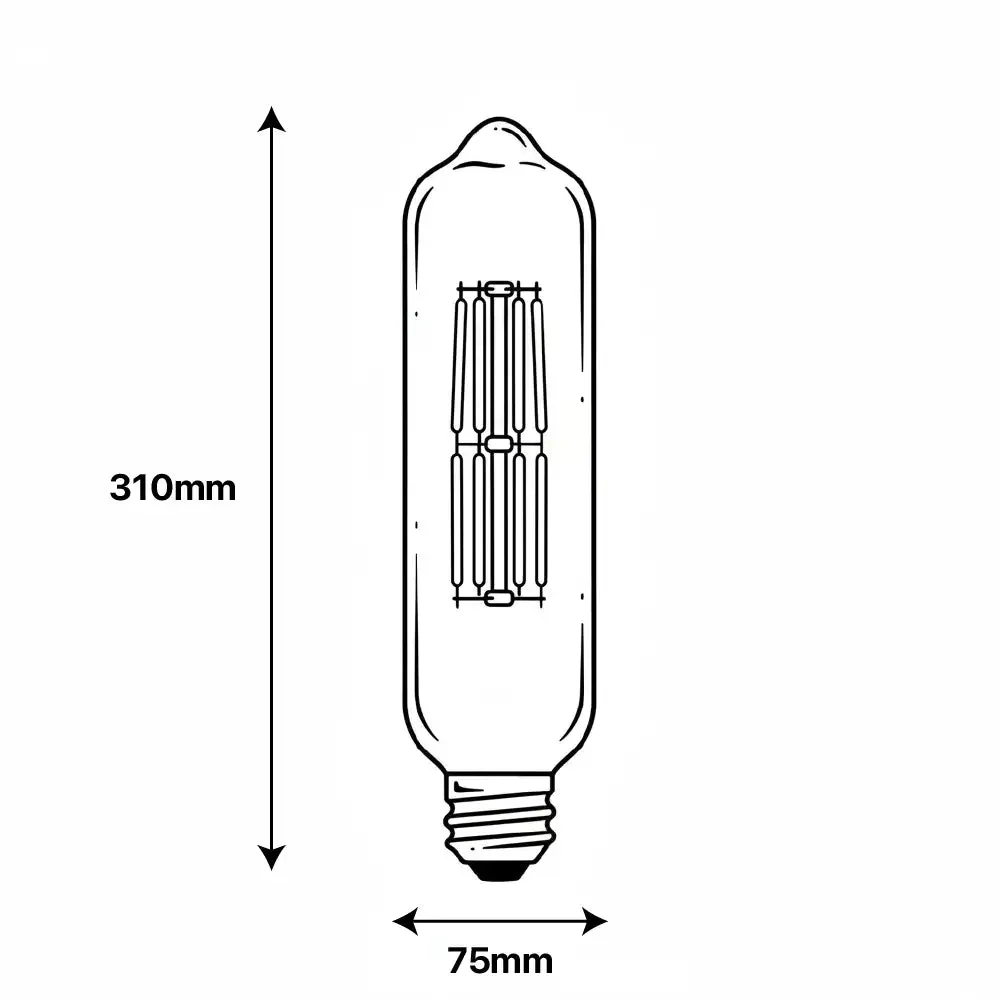 Ultralight LED Filament Bulb Light 10W E27 (TT75) - Image 4