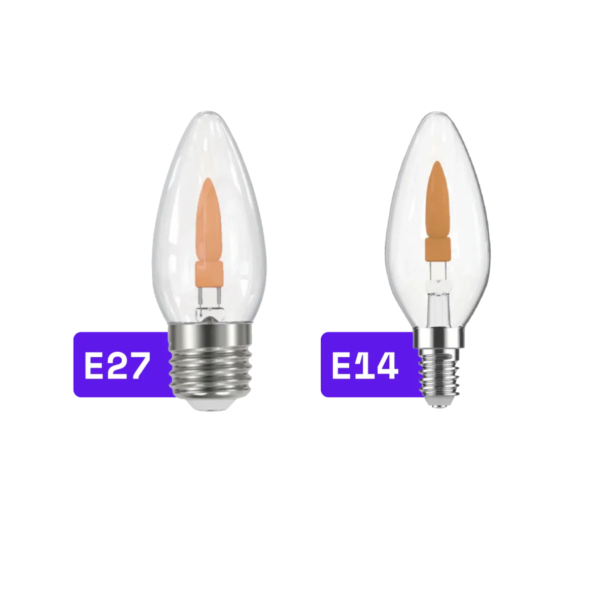 Ultralight LED Candle Filament Bulb Light 1W (UTL-FFCB)