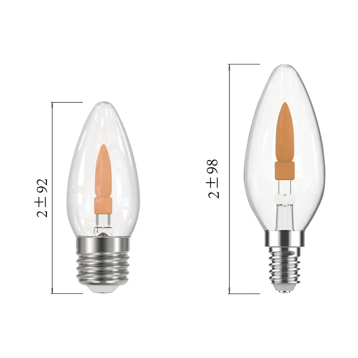Ultralight LED Candle Filament Bulb Light 1W (UTL-FFCB) - Image 7