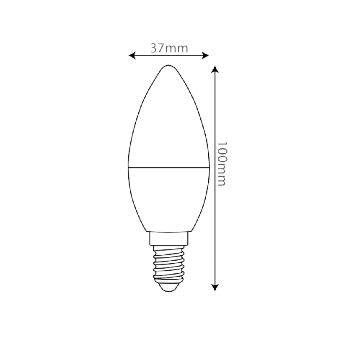 Ultralight LED Filament Bulb Light 5W E14 (YTC38A1) - Image 7