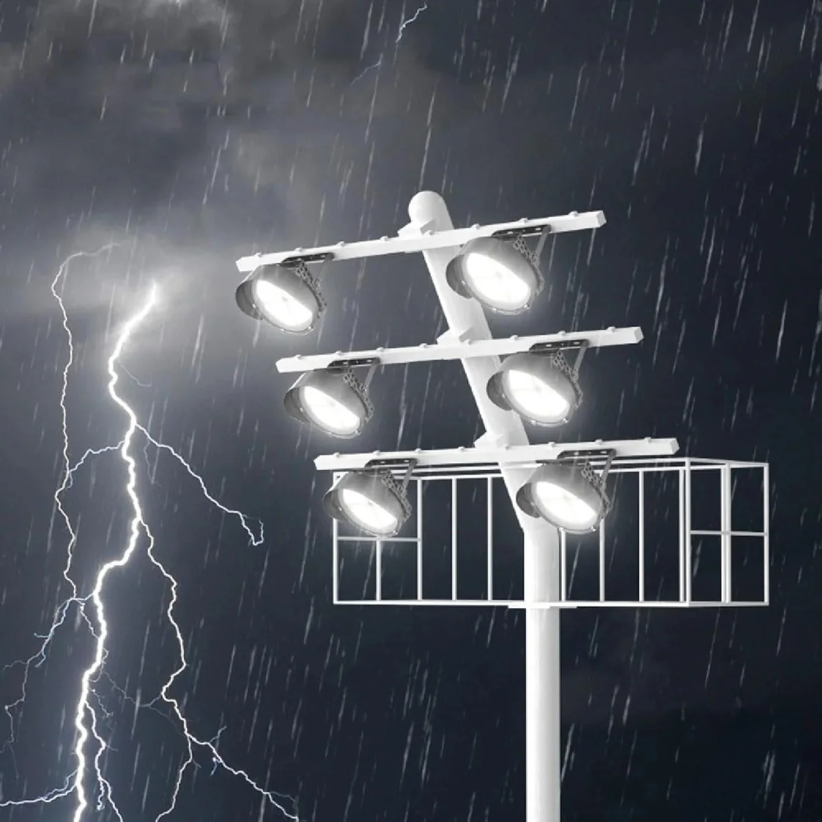 Ultralight LED Flood Light - Highest Power Flood in Market 1800W (WY-FL2098) - Image 6