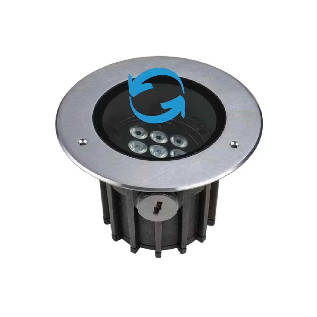 Ultralight LED Inground Light 12.5W Rotatable IP67 (BR7867)