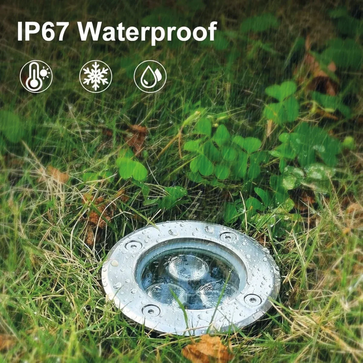Ultralight LED Inground Light – Waterproof Outdoor with Multi-Color SMD Lens, IP67 (4331) - Image 3