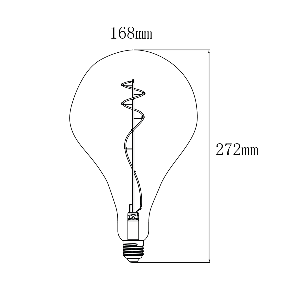Ultralight LED Filament Bulb E27 4.5W (UTL-PS150SG) - Image 9