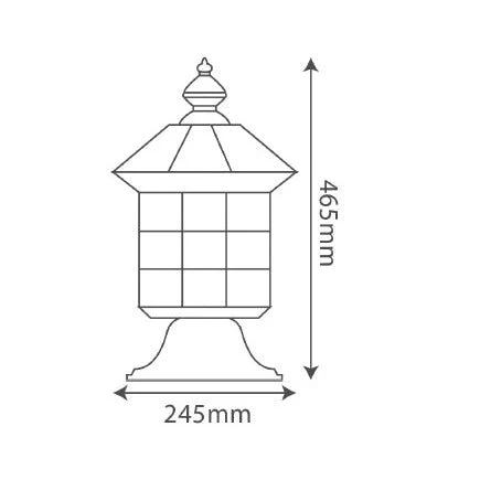 Ultralight Copper Outdoor Light - Luxury Design (61020) - Image 12