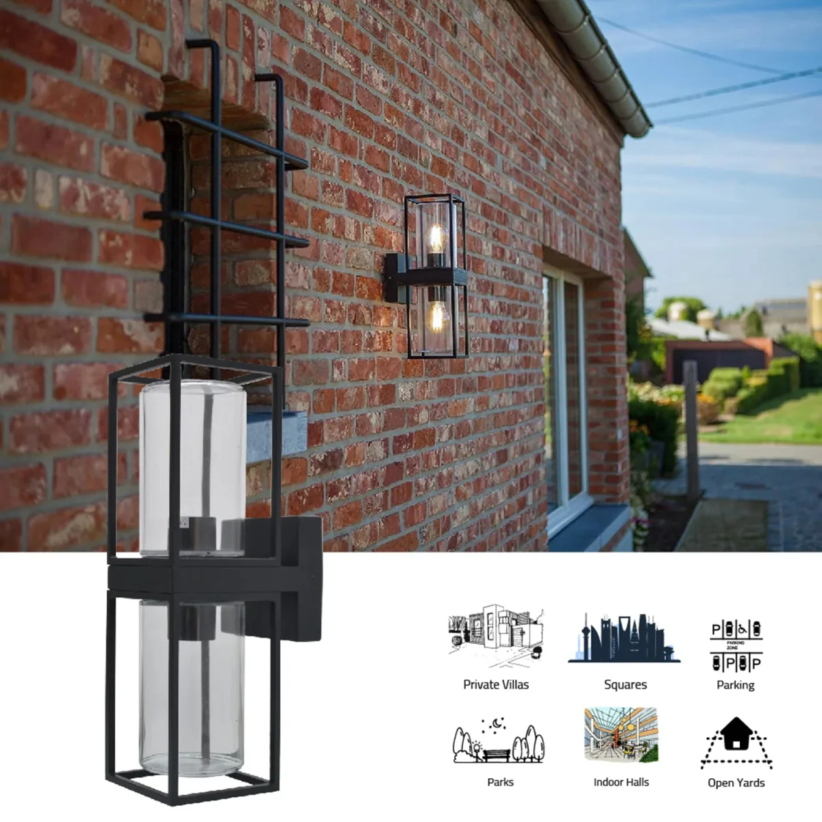 Ultralight Modern Lantern Outdoor Light (WL-GL family) - Image 13