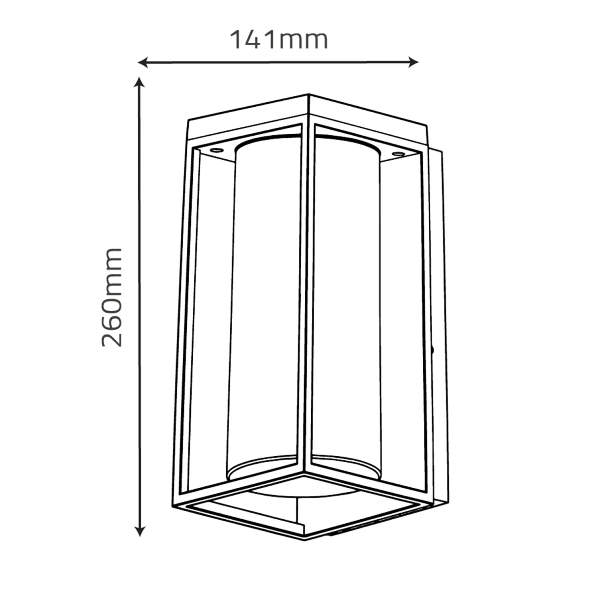 Ultralight Modern Lantern Outdoor Light (WL-GL family) - Image 25