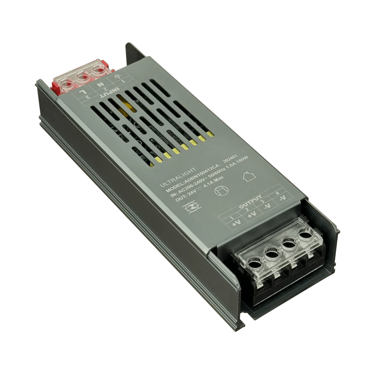 Ultralight 24V LED Power Supply 100W (ADBN100412CA) - Image 3