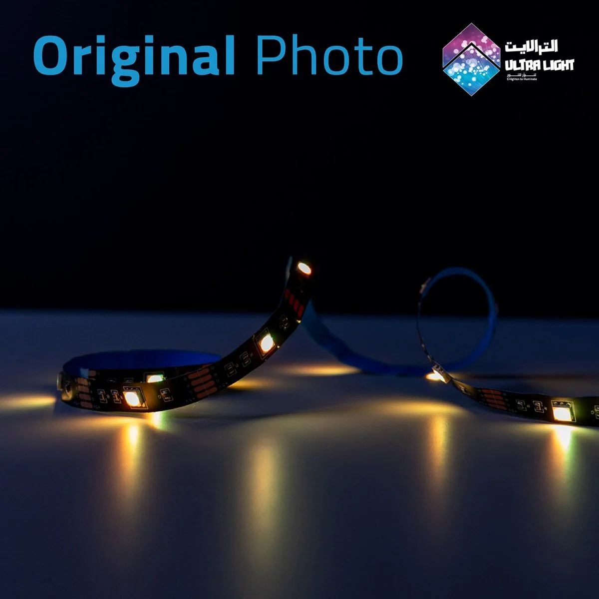 Ultralight LED Strip Light 2M for TV backlighting, Sound Color Sync (LED-5050-24P) - Image 5