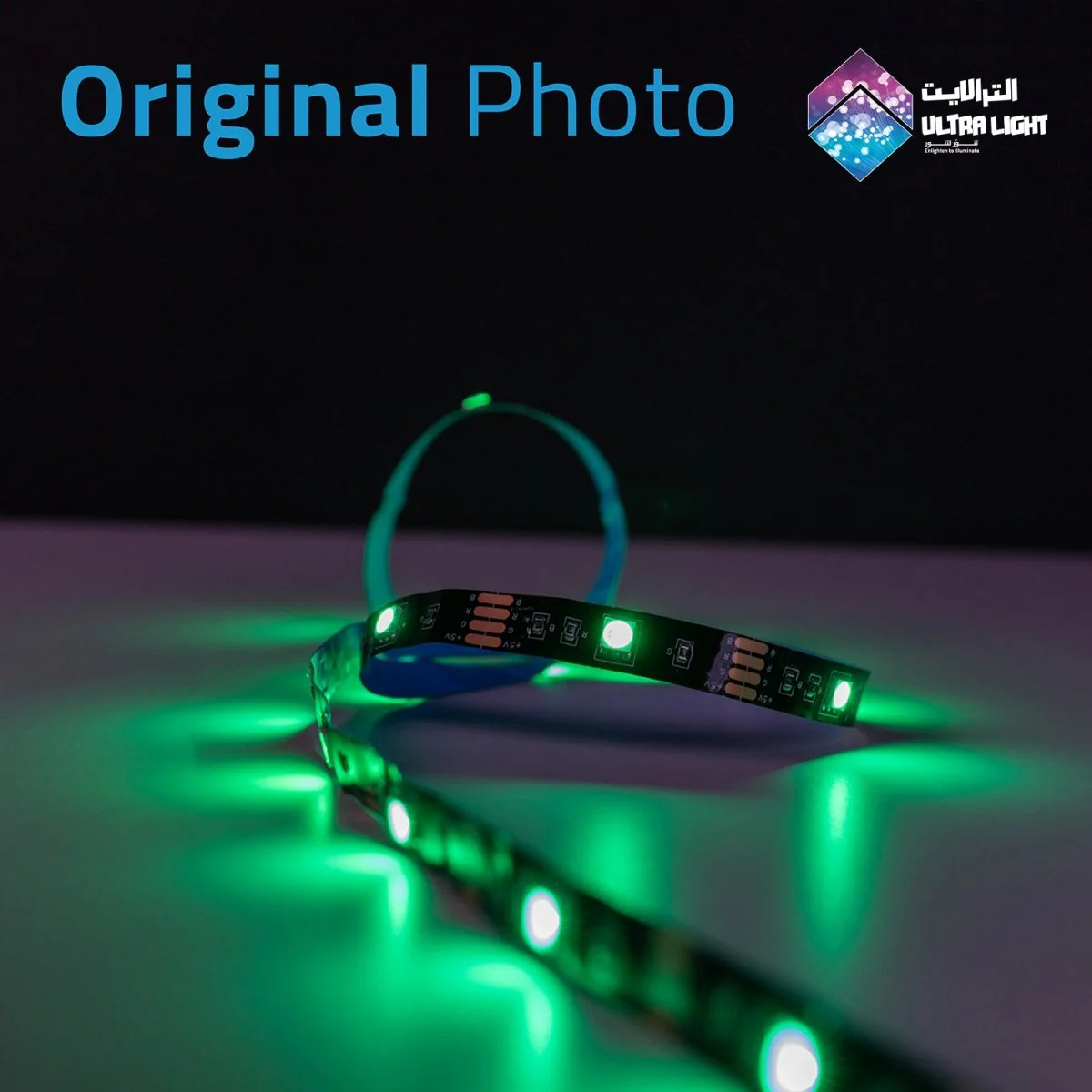 Ultralight LED Strip Light 2M for TV backlighting, Sound Color Sync (LED-5050-24P) - Image 6