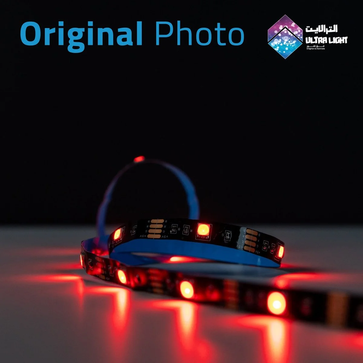 Ultralight LED Strip Light 2M for TV backlighting, Sound Color Sync (LED-5050-24P) - Image 8
