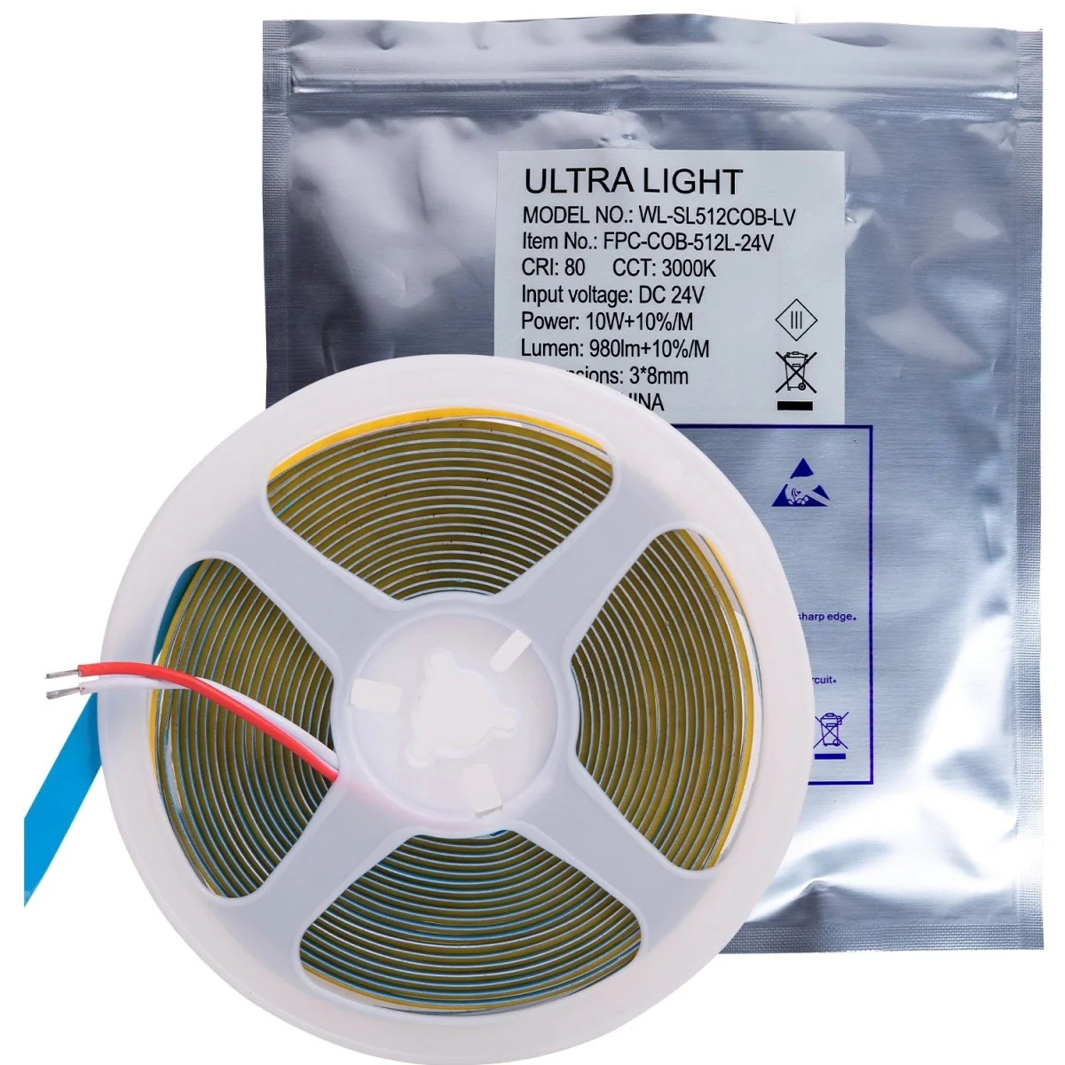Ultralight LED Strip Light 5M 24V - Flexible & Easy Installation (FPC-COB-512L) - Image 17