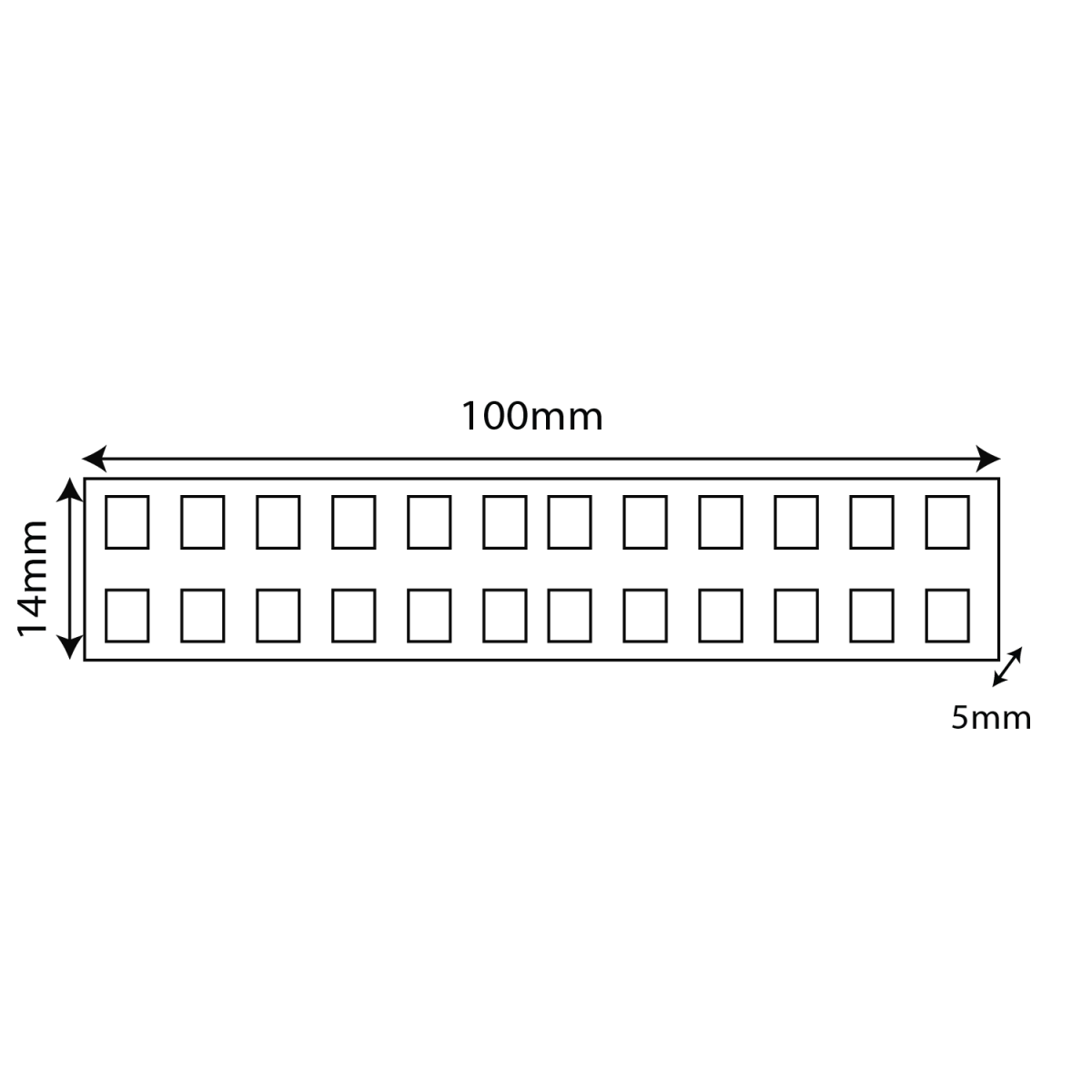 Ultralight Outdoor LED Strip 220 V IP65 – Double-Row Strip (RTL-FPC-2L-2835) - Image 8